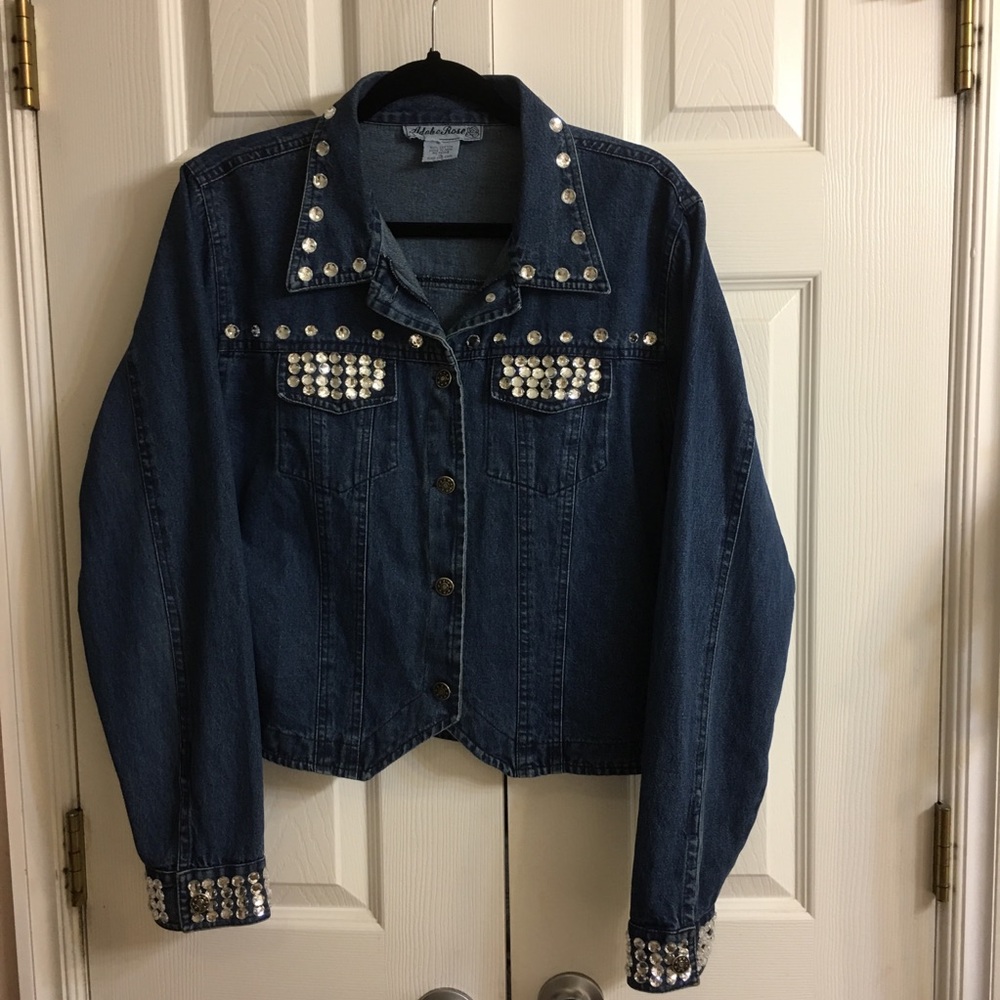 Vintage denim Jacket Ladies XL